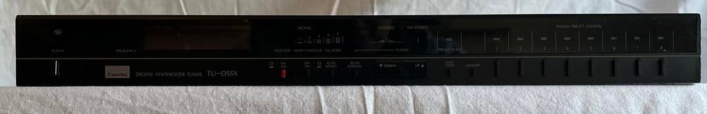 Sansui TU-D55X Stereo Tuner - Uitstekende Ontvangst!, Ophalen of Verzenden, Gebruikt, Analoog
