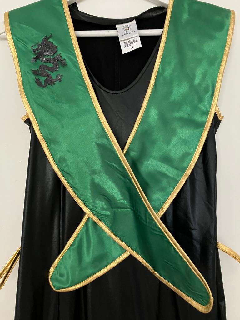 Verkleedjurk dames Ninja maat 34, Ophalen of Verzenden, Zo goed als nieuw