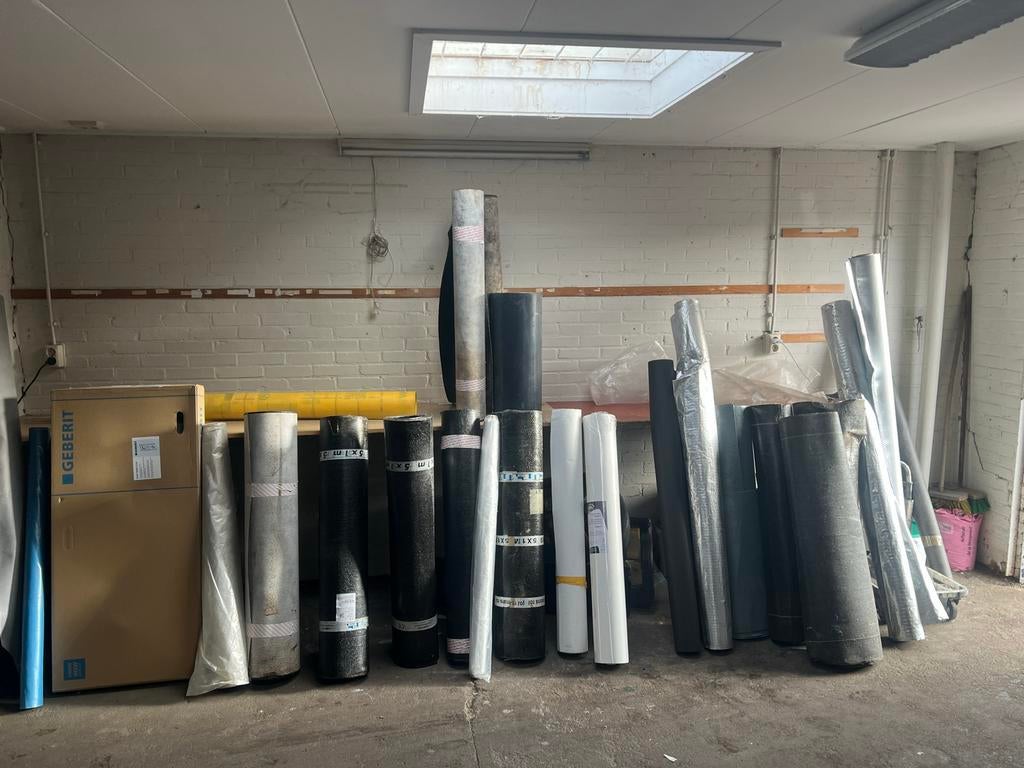 dakleer ,OndervloerDampdichte aluminium folie, Ophalen, Overige materialen, Zwart, 5 tot 10 m²