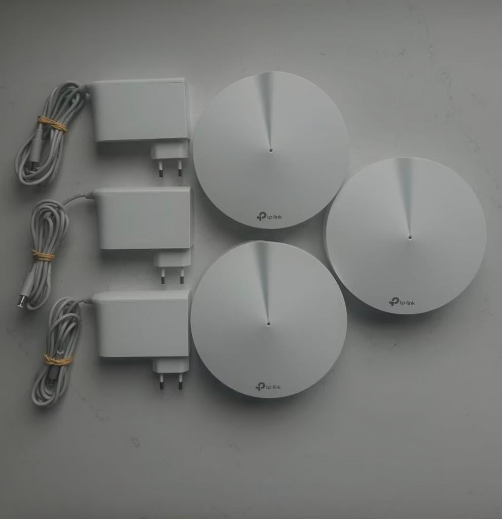 TP-Link Deco M9 Plus Mesh WiFi Systeem, Computers en Software, WiFi-versterkers, Zo goed als nieuw, Ophalen of Verzenden