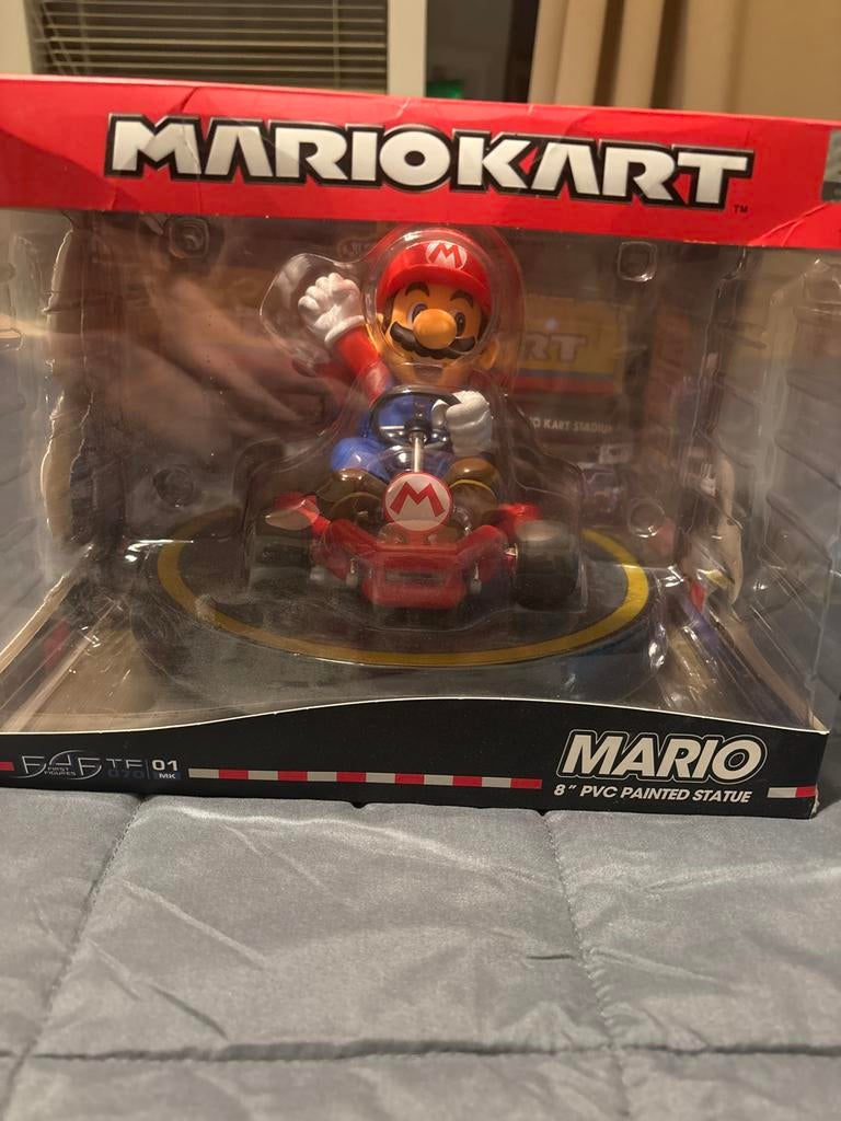 Mario Kart 8" PVC Statue - in doos!, Ophalen, Zo goed als nieuw