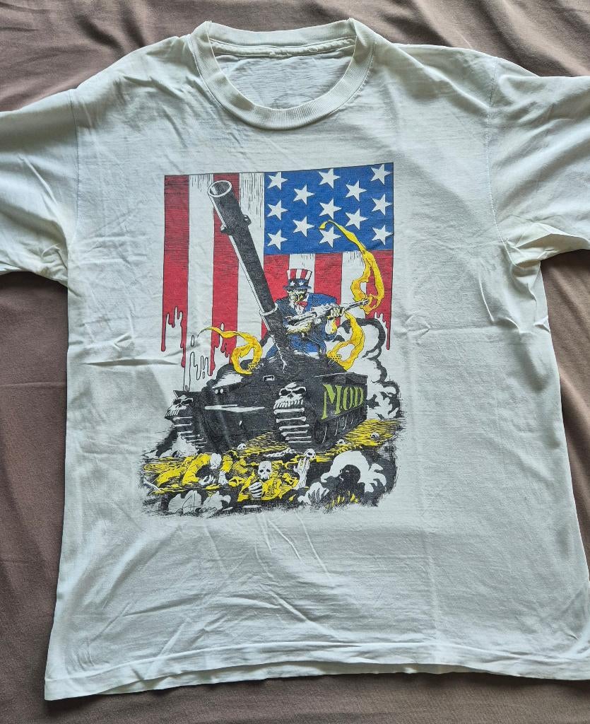 Method of Destruction M.O.D. Hate Tank, Kleding | Heren, T-shirts, Verzenden, Gedragen, Maat 48/50 (M), Wit