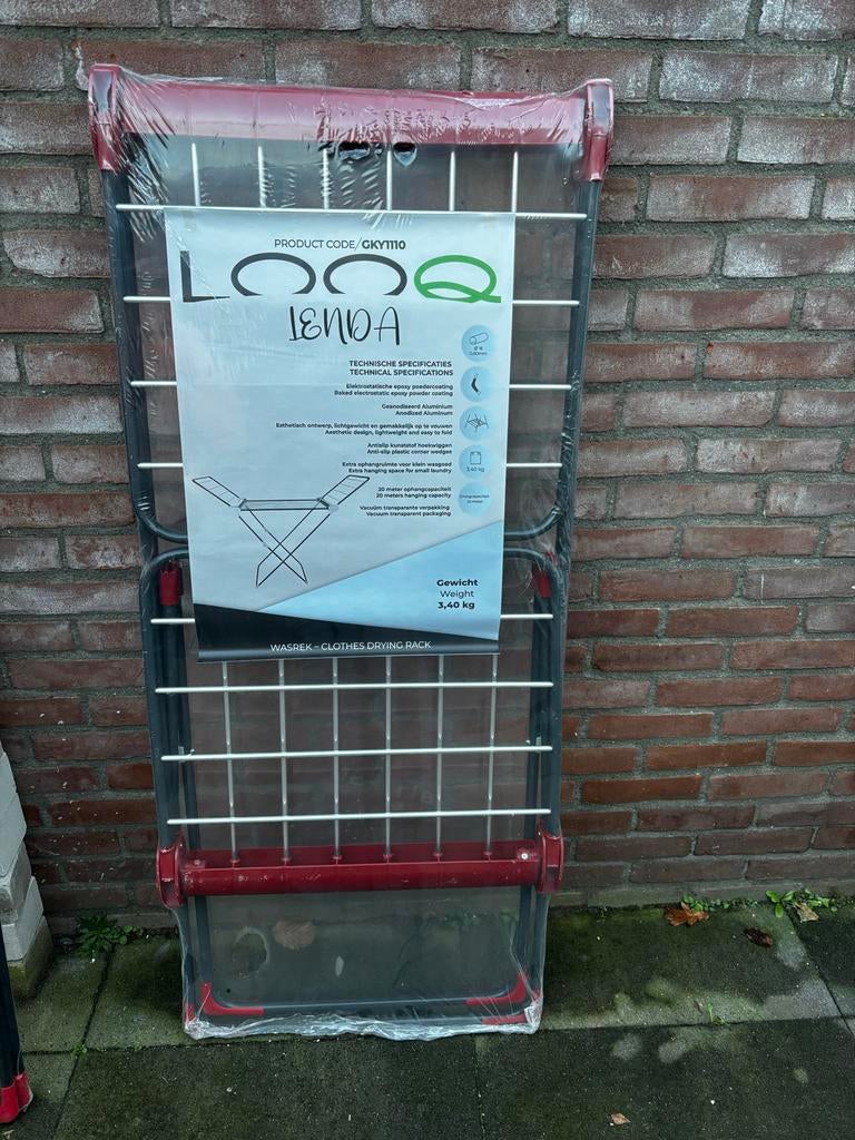 Nieuw inklapbaar droogrek, Ophalen, Nieuw, Wasrek