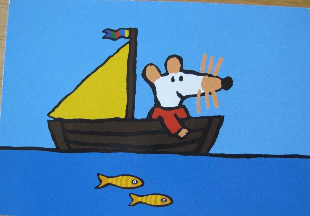 voor het kind - muis in bootje - 2003 - nieuw, Ophalen of Verzenden, 1980 tot heden, Ongelopen, Overige thema's