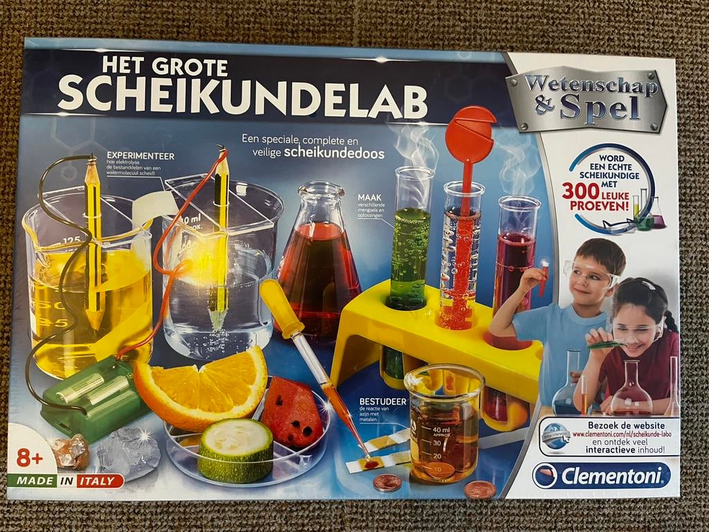 Het grote scheikundelab speelset, Ophalen, Nieuw, Ontdekken