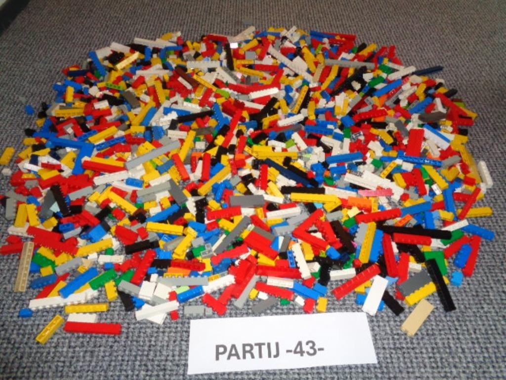 Partij 1000x Dunne Lego stenen gemengd (Meerdere sets), Lego, Lego, Gebruikt, Ophalen of Verzenden