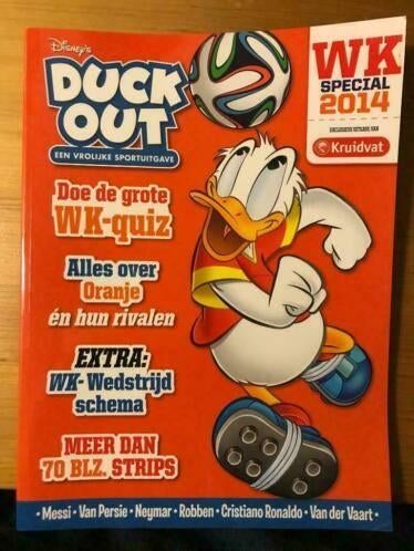 duck out wk special 2014 Stripboek, Boeken, Stripboeken, Eén stripboek, Ophalen, Zo goed als nieuw