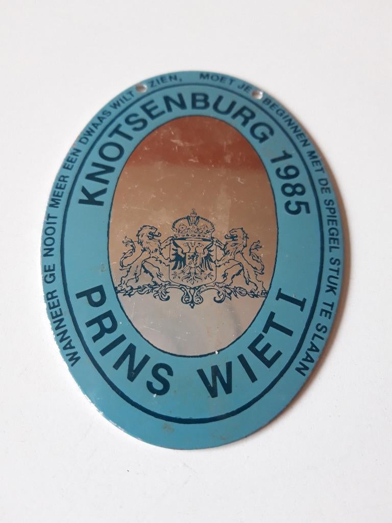 Carnaval Nijmegen Knotsenburg onderscheidingen veldtekens, Verzenden, Overige materialen, Nederland