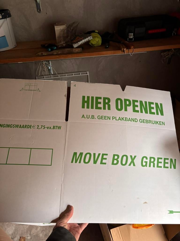 Verhuis dozen +-80 stuks in goede staat, Ophalen of Verzenden, Zo goed als nieuw, Doos, 35 tot 50 cm