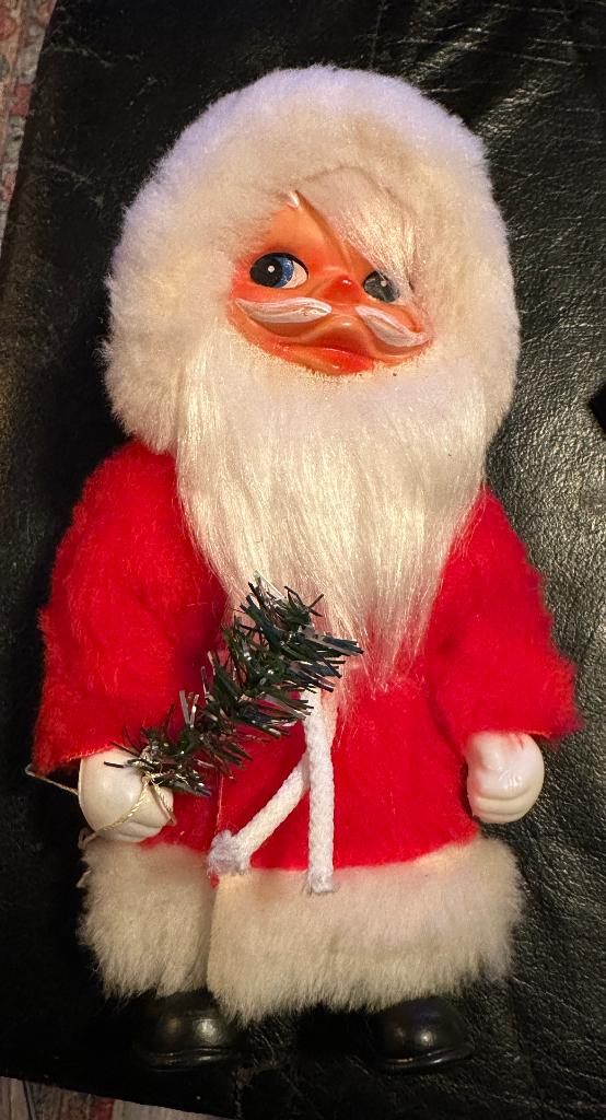 Vintage Kerstman met kersttak vermoedelijk uit Hongarije, Ophalen, Zo goed als nieuw