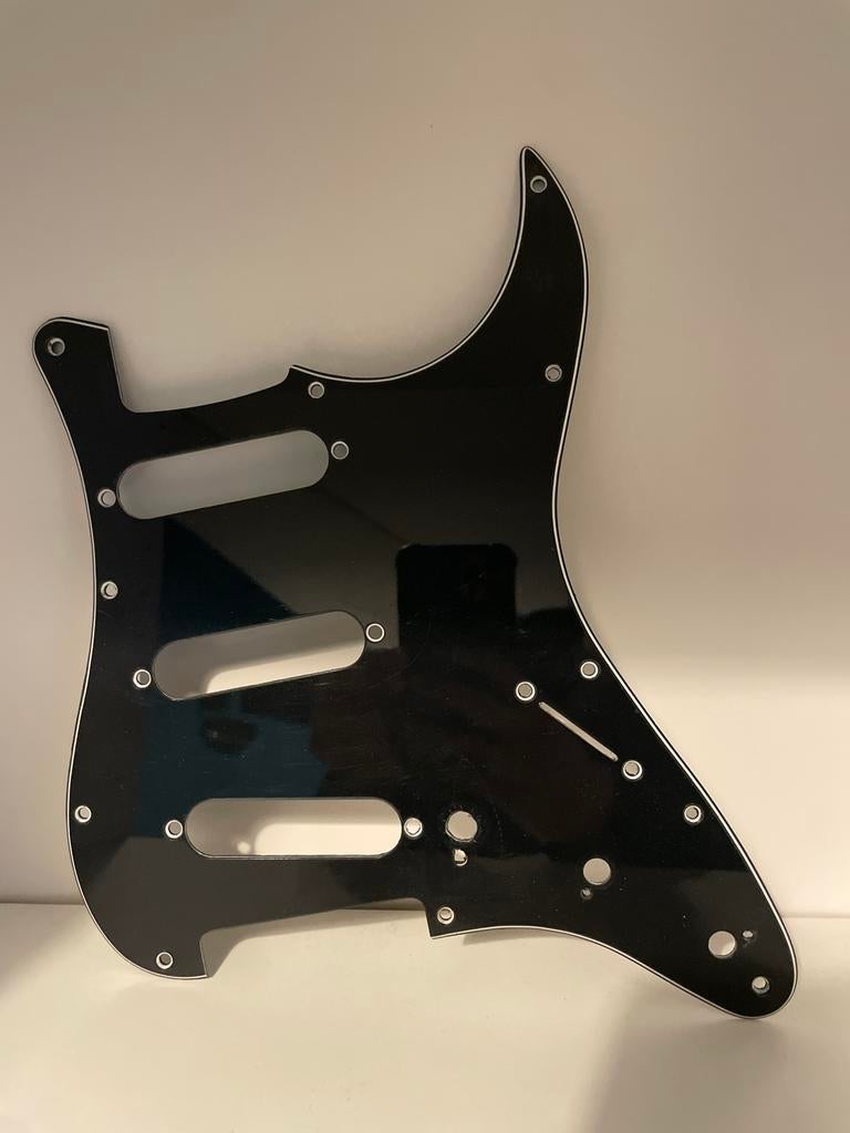 Zwarte Stratocaster slagplaat, Ophalen of Verzenden, Gebruikt, Elektrische gitaar