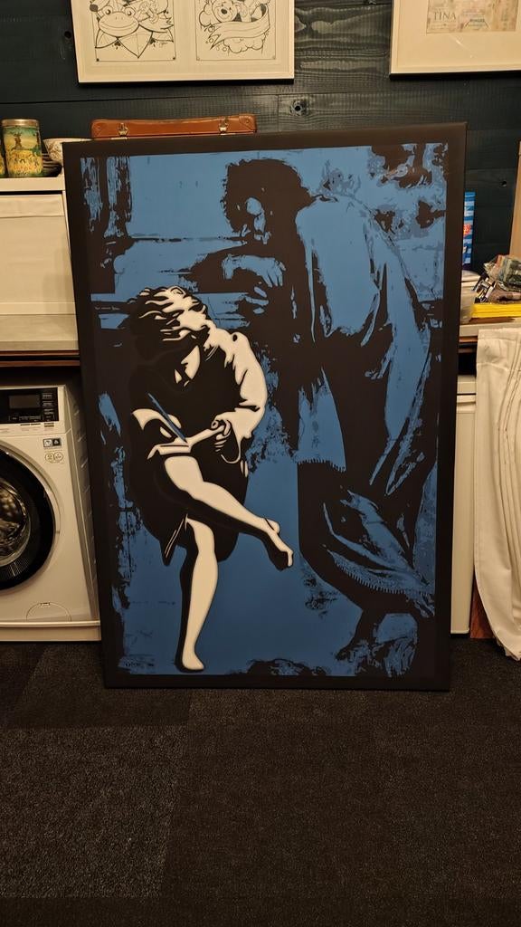 Guns N' Roses Use Your Illusion Canvas 100x150, Antiek en Kunst, Ophalen