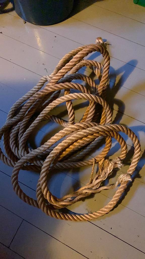 Touw uit gymzaal, vintage, Ophalen of Verzenden