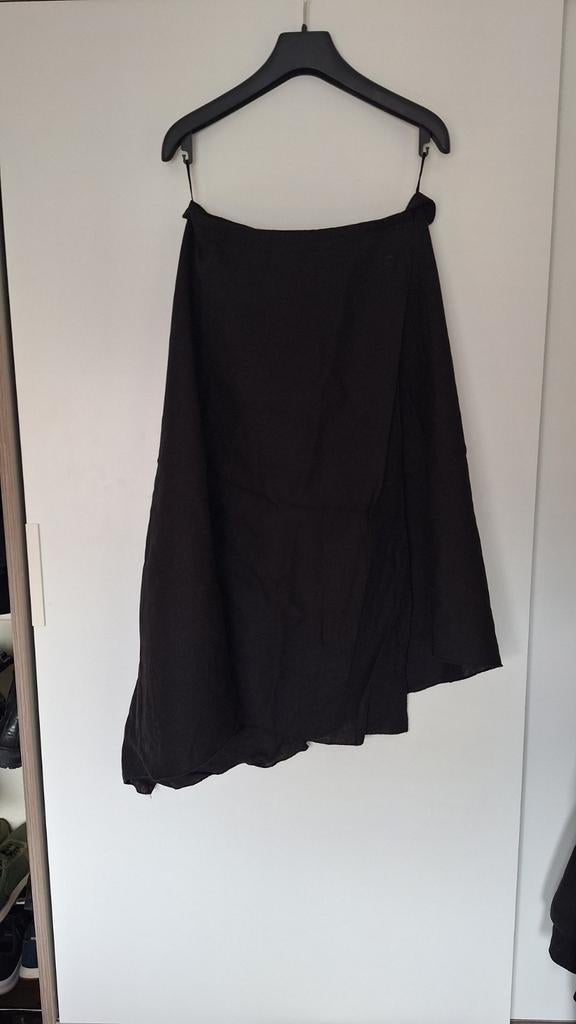 MaxMara Puro Lino Zwarte Rok - Maat M, Maat 38/40 (M), MaxMara, Zwart, Ophalen of Verzenden