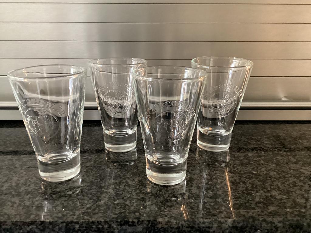 Diversen borrelglaasjes likeurglaasjes schrobbelaar glaasjes, Ophalen of Verzenden, Zo goed als nieuw, Borrel- of Shotglas