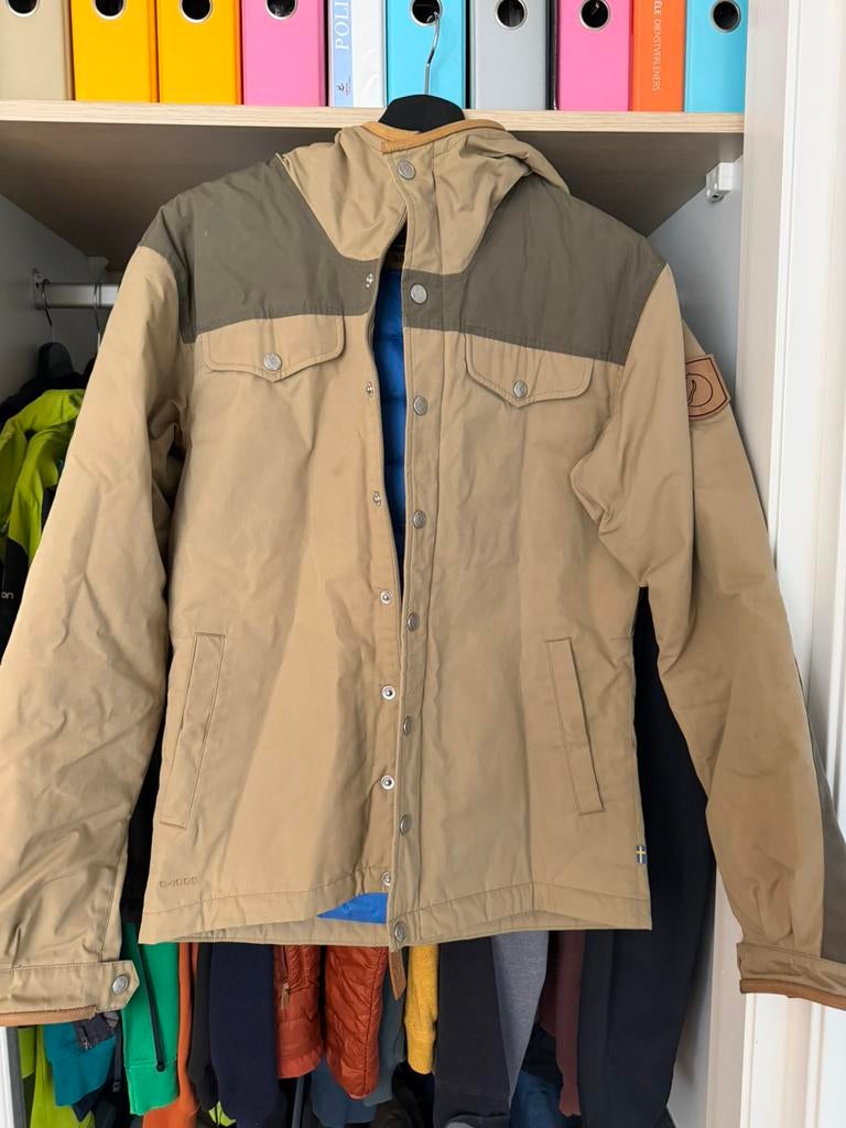 Fjallraven Greenland No.1 dow jacket. XS, Kleding | Heren, Jassen | Winter, Zo goed als nieuw, Maat 46 (S) of kleiner, Beige, Ophalen of Verzenden