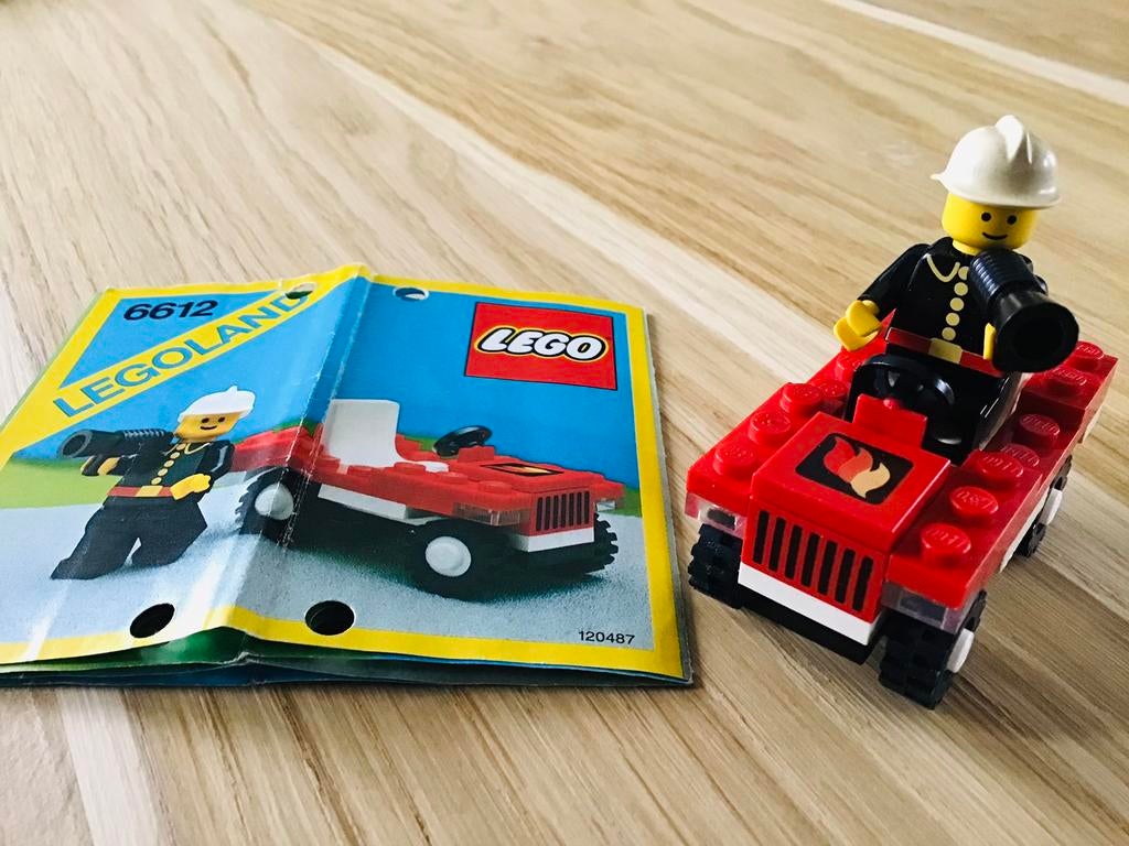 LEGO classic 6505, brandwacht auto, compleet en IGS, Ophalen of Verzenden, Zo goed als nieuw, Complete set, Lego