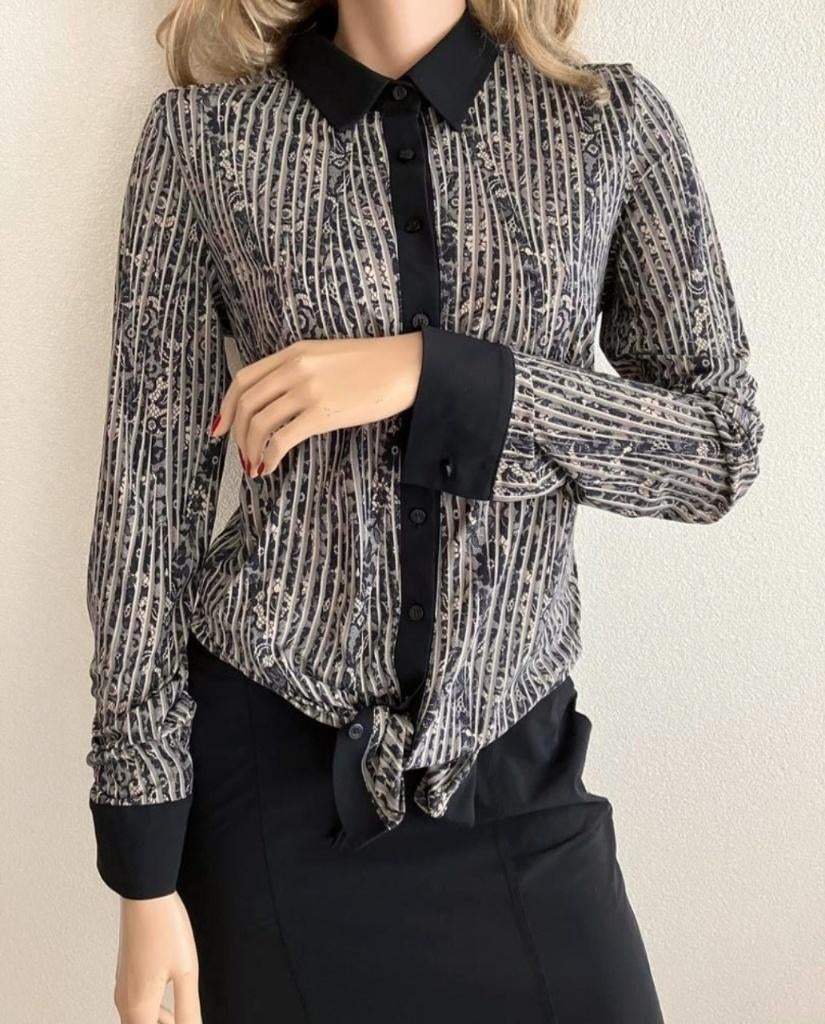 Blouse Travelstof Studio Anneloes Maat S, Studio Anneloes, Zwart, Ophalen of Verzenden, Zo goed als nieuw