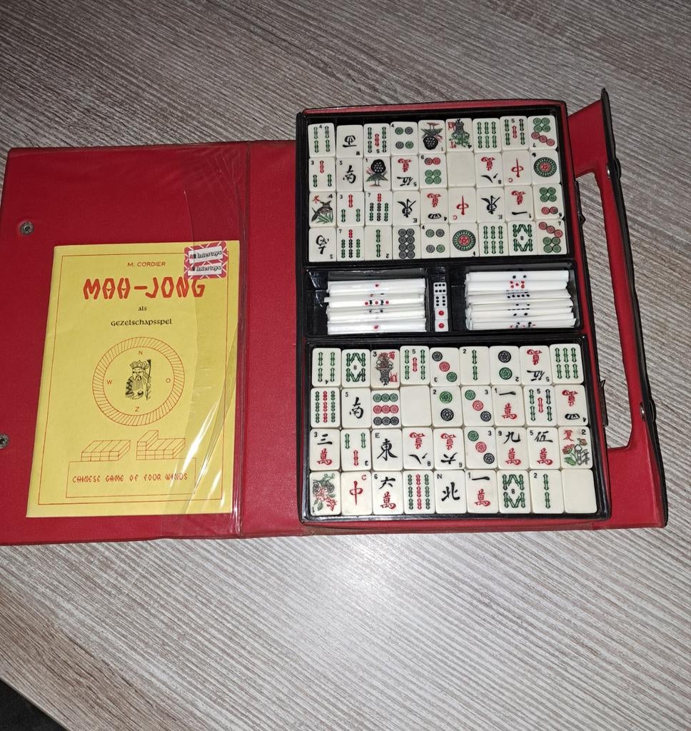 Mahjong  in Koffer, Ophalen of Verzenden, Zo goed als nieuw