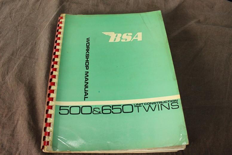 BSA 500 650 unit construction workshop manual A50 A65 Star, Ophalen of Verzenden, Honda