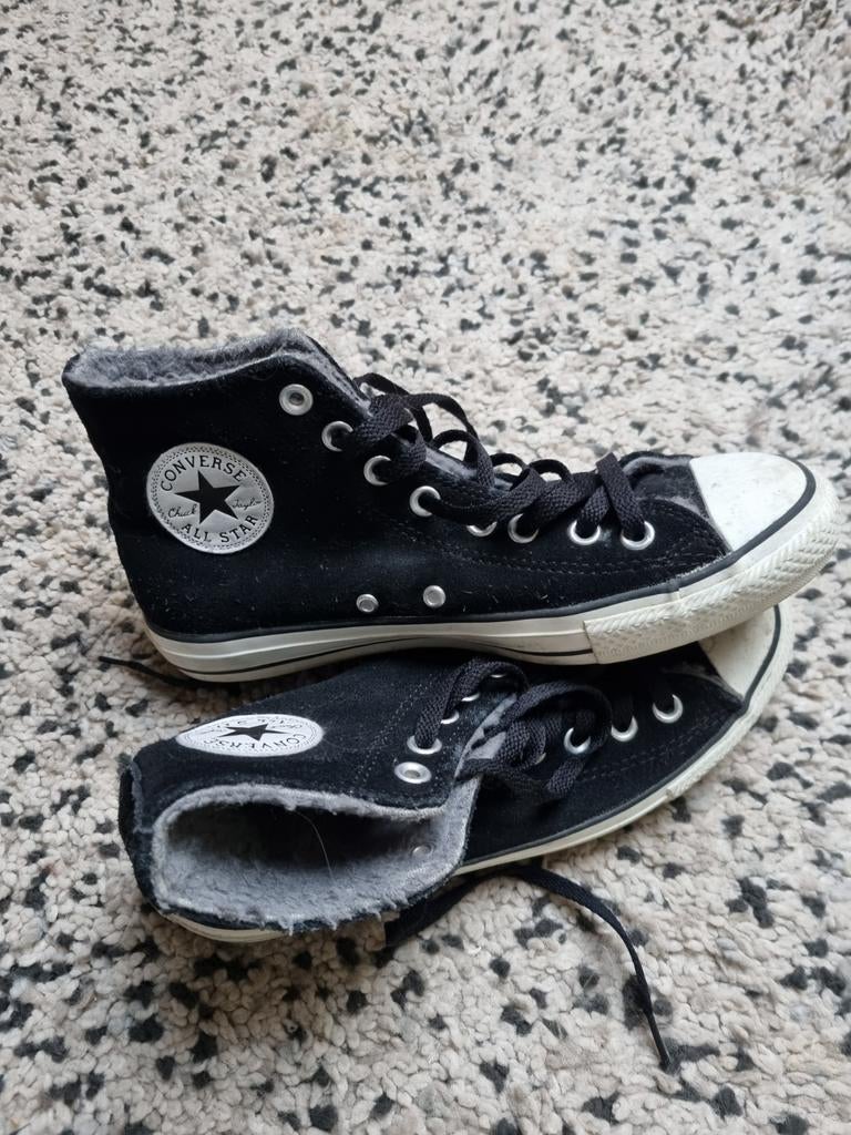 Converse All Stars - Zwart - Maat 6.5, Zwart, Converse, Ophalen of Verzenden, Sneakers of Gympen