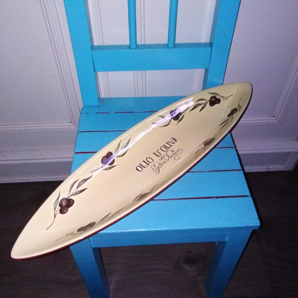 Olijf Schaal - Jet Ter Steege, Huis en Inrichting, Keuken | Servies, Ophalen, Overige stijlen, Aardewerk, Schaal of Schalen