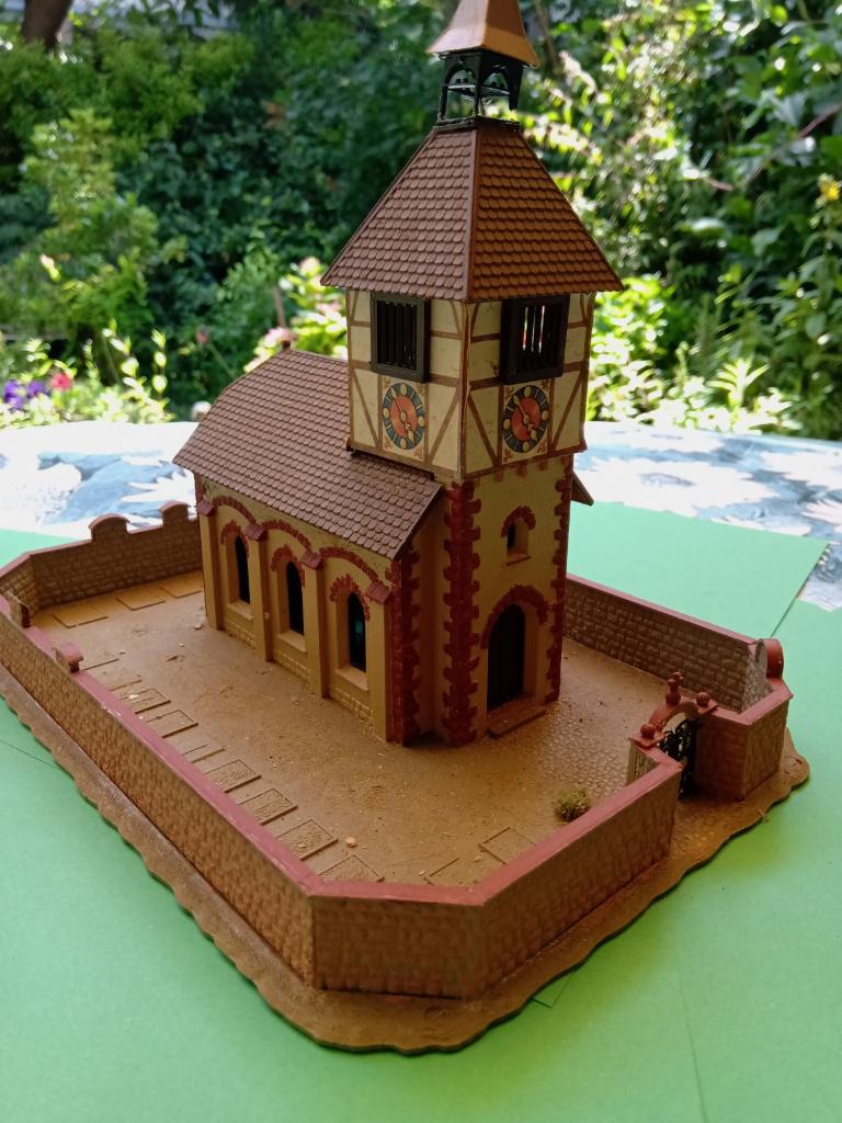 H0 kerk, Hobby en Vrije tijd, Modeltreinen | H0, Overige merken, Gebruikt, Gelijkstroom of Wisselstroom, Brug, Tunnel of Gebouw