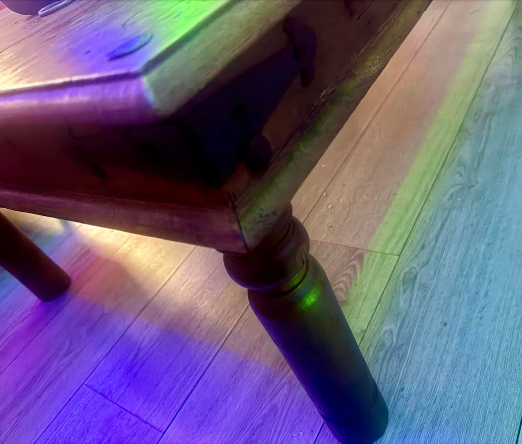 Koloniale Teakhouten Salontafel - Vintage Brocante, Huis en Inrichting, Tafels | Salontafels, Gebruikt, 100 tot 150 cm, Teakhout