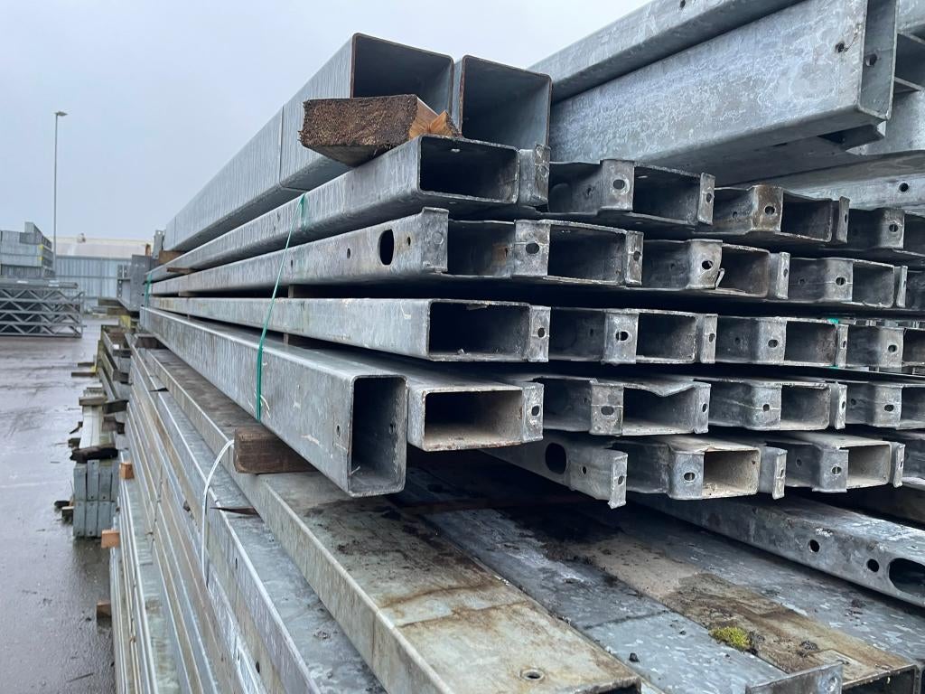 Kokerprofielen 100x50x2mm | Lengte: 3770 mm, Ophalen of Verzenden, Gebruikt, IJzer