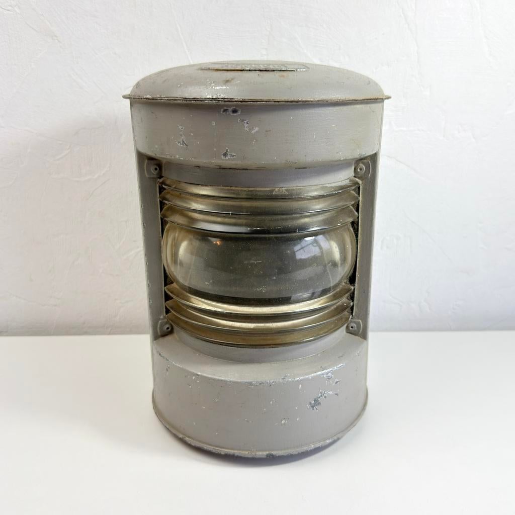 Antieke Heklicht scheepslamp - kaars variant, Verzamelen, D, Z, Gebruiksvoorwerp, Motorboot of Zeilboot