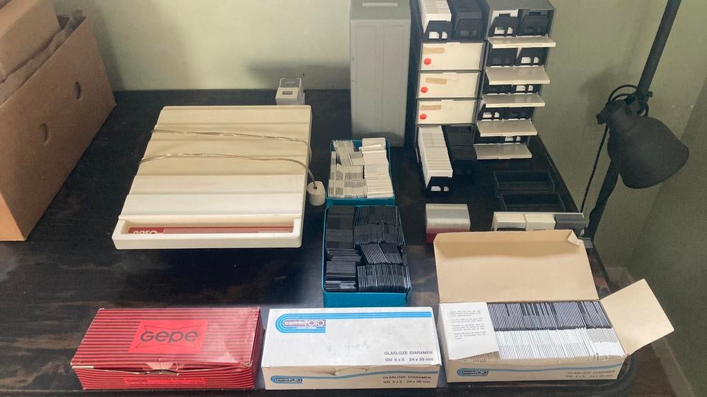 Dia spullen, Ophalen, Gebruikt