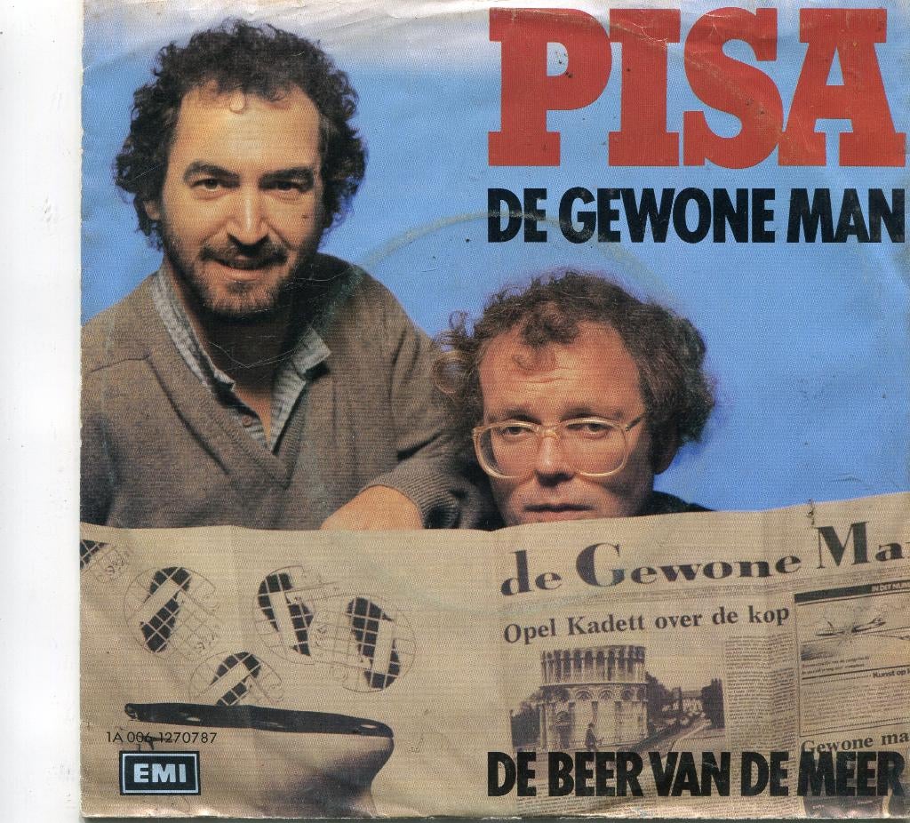 PISA  -  De gewone man, Cd's en Dvd's, Gebruikt, 7 inch, Single, Ophalen of Verzenden
