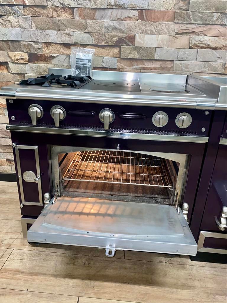 Prachtige Luxe La Cornue 3 pits + coupe de feu 4 zones 180cm, Fornello Esperta, Grill, Ophalen of Verzenden, Zo goed als nieuw