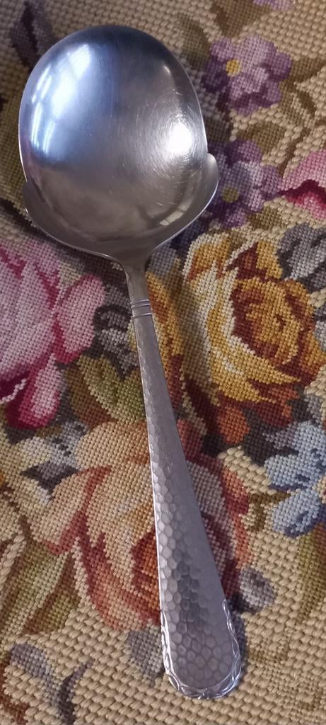 Mooie vintage aardappellepel, Gero Zilmeta, nr. 300, Ophalen of Verzenden, Gebruikt, Rvs of Chroom