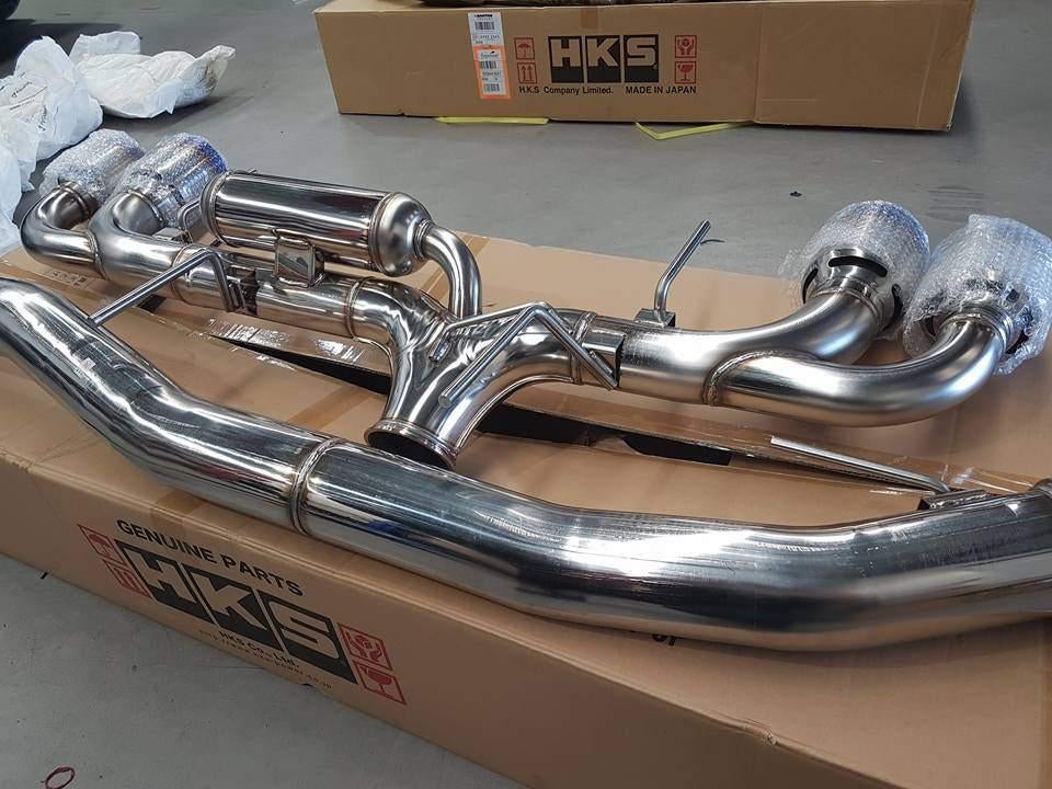 HKS Racing Muffler Catback uitlaatsysteem - Nissan R35 GTR, Ophalen of Verzenden