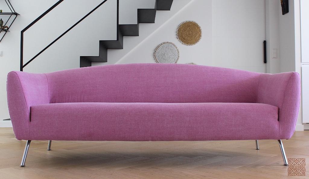 Gelderland 6250 3-zits roze, Ophalen, Diba design, Driepersoons, Zo goed als nieuw