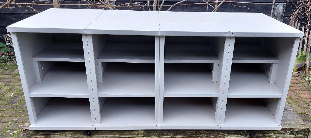 Vakkenkast metaal, Oostwoud, 3 stuks, Ophalen, Gebruikt