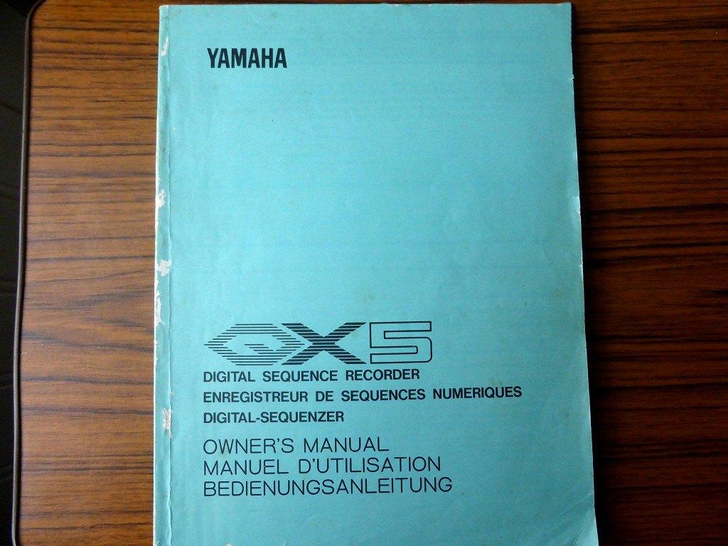 Originele owners manual van de YAMAHA QX5 sequencer, Ophalen of Verzenden, Zo goed als nieuw, Overige instrumenten