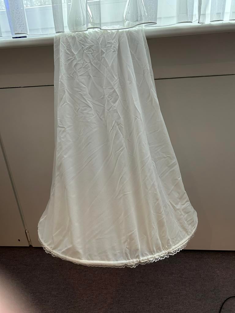 Hoepelrok Poirier - bruidsmode- wit- maat M, Ophalen of Verzenden, Zo goed als nieuw, Wit, Accessoires