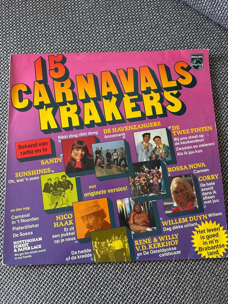 Carnavals Krakers LP- Diverse Artiesten, Ophalen of Verzenden, Zo goed als nieuw
