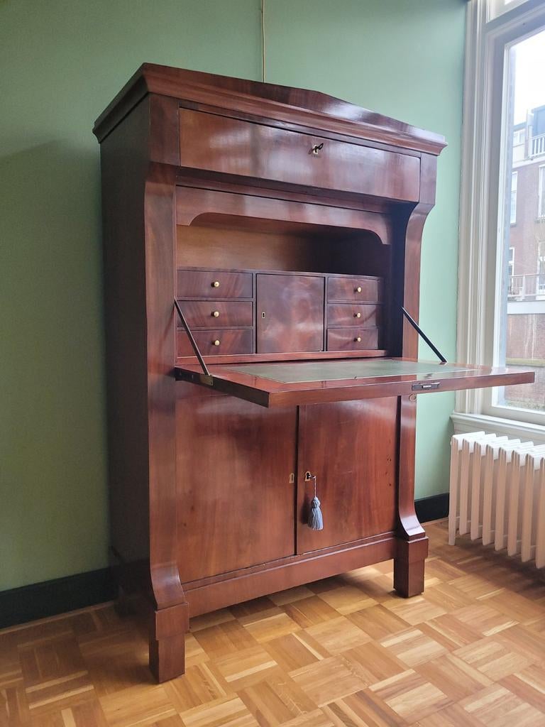 Biedermeier Secretaire - Elegant en Functioneel, Ophalen of Verzenden, Gebruikt, Biedermeier