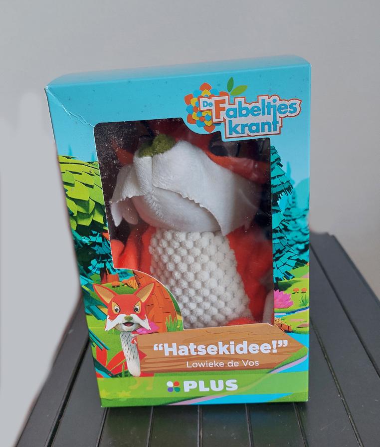 De Fabeltjeskrant handpop pop Lowieke de Vos Plus, Verzenden, Nieuw, Overige typen