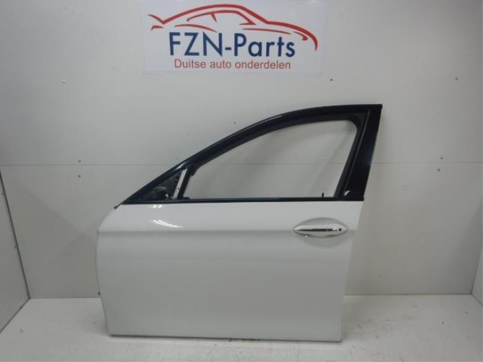BMW 5-Serie F10 F11 Portier Links-Voor Wit, Ophalen of Verzenden, Gebruikt, Voor, Deur