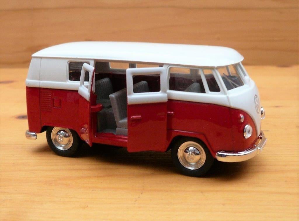 Welly Volkswagen T1 bus met "barndoors". 1/43. VW., Hobby en Vrije tijd, Modelauto's | 1:43, Ophalen of Verzenden, Nieuw, Auto