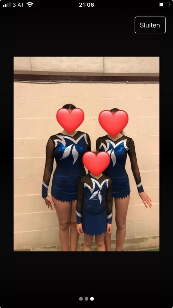 Acro trio pakje, Sport en Fitness, Maat 36 t/m 42, Ophalen of Verzenden, Gebruikt, Turnpak(je)