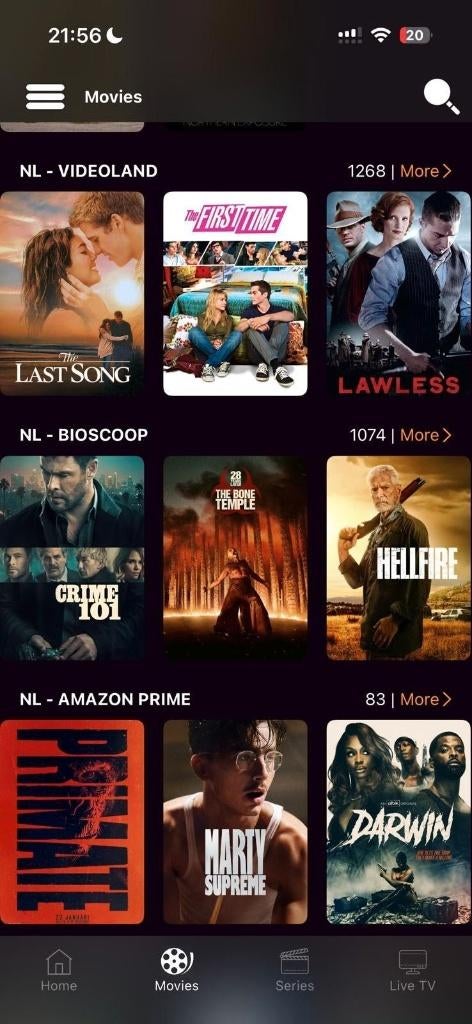 Goedkoop TV Pakket, Zwart, Ophalen of Verzenden, Zo goed als nieuw, 128 GB