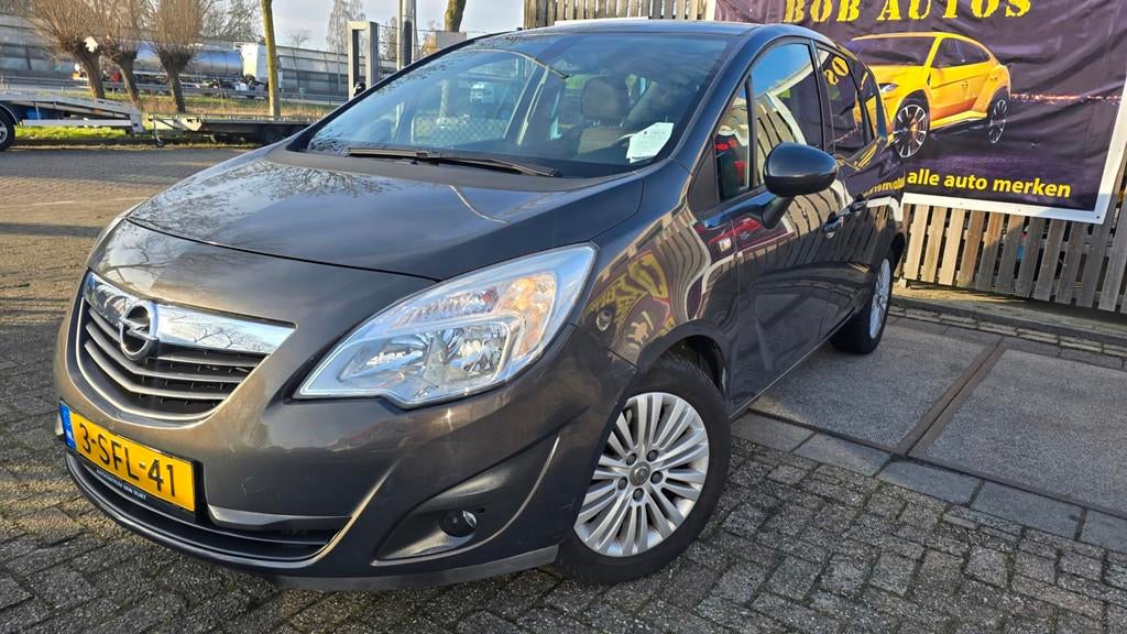 Opel Meriva 1.4 Turbo Cosmo/automaat/2e eigenaar/nap/cruise/, Gebruikt, Euro 6, 4 cilinders, Zilver of Grijs