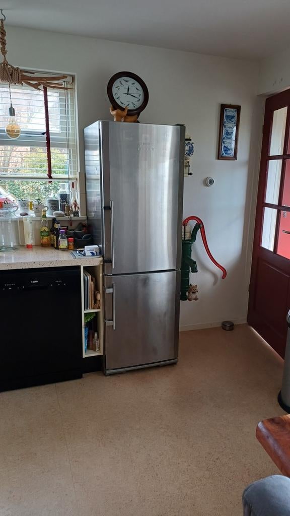 Liebherr koelvrieskast RVS, Ophalen of Verzenden