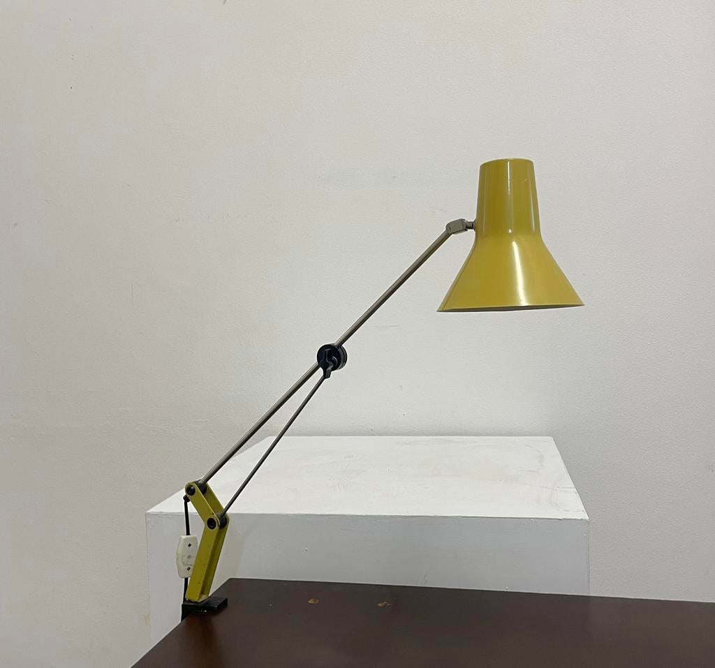 Vintage Bureaulamp, Huis en Inrichting, Lampen | Tafellampen, Ophalen of Verzenden, Gebruikt, Metaal, Minder dan 50 cm