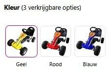 Skelter skelters trapauto blauw rood geel GRATIS VERZONDEN!, Overige merken, Verzenden, Nieuw, Nvt